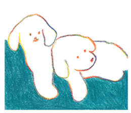 teraokas dog2 sticker #14644909