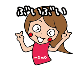 I'm momoko sticker #14645424