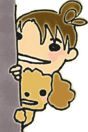 toy poodle & girl sticker #14646033