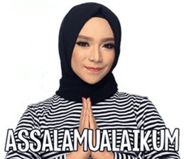 The Monochrome Hijab Style Enthusiast sticker #14646150