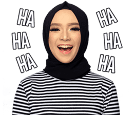The Monochrome Hijab Style Enthusiast sticker #14646154