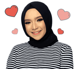 The Monochrome Hijab Style Enthusiast sticker #14646156