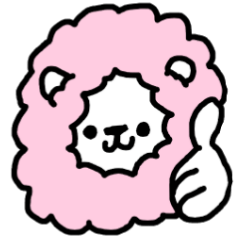 Cotton candy lion the reaction version