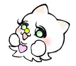 Cat's emotions and sorrows sticker #14647358