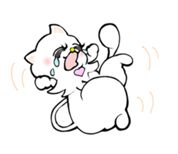 Cat's emotions and sorrows sticker #14647362