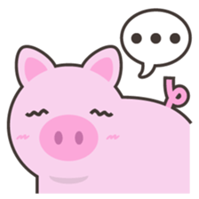 PINKY The Cute Pink Piglet sticker #14648465