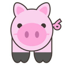 PINKY The Cute Pink Piglet sticker #14648466