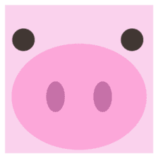 PINKY The Cute Pink Piglet sticker #14648468