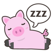PINKY The Cute Pink Piglet sticker #14648469