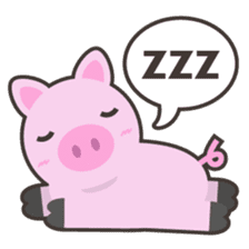 PINKY The Cute Pink Piglet sticker #14648469
