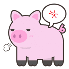 PINKY The Cute Pink Piglet sticker #14648470
