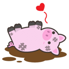 PINKY The Cute Pink Piglet sticker #14648471