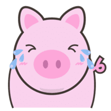 PINKY The Cute Pink Piglet sticker #14648480