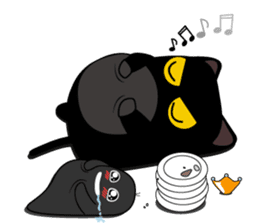 Ms.Black & Chocomi sticker #14648584
