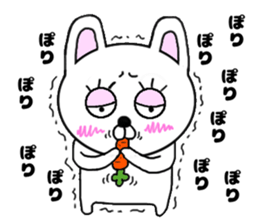 yowaki rabbit sticker #14648709