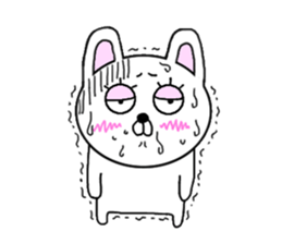 yowaki rabbit sticker #14648715