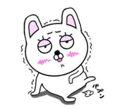 yowaki rabbit sticker #14648725