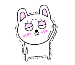 yowaki rabbit sticker #14648733