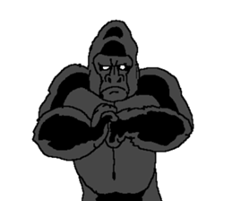 Ultimate power gorilla and Big 5 sticker #14648751