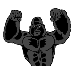 Ultimate power gorilla and Big 5 sticker #14648752