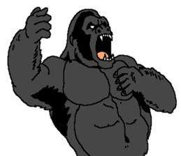 Ultimate power gorilla and Big 5 sticker #14648753