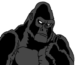 Ultimate power gorilla and Big 5 sticker #14648788