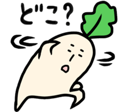 Day-to-day radish 2 sticker #14648961