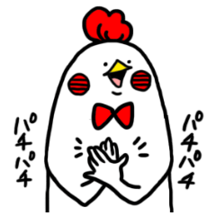 Conversation in chicken sticker