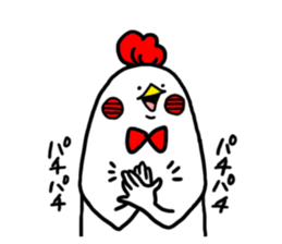 Conversation in chicken sticker sticker #14649113
