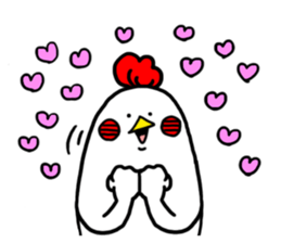 Conversation in chicken sticker sticker #14649128