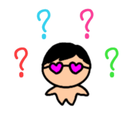 Nya-ko and her friends in Yamanote line sticker #14649245