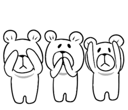 Maya Bear's Negative Thinking sticker #14649361