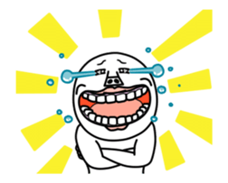 An annoying man It moves. part3 sticker #14650486