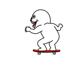 An annoying man It moves. part3 sticker #14650487