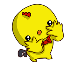 Small Baby chick 2 expression package sticker #14650568