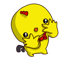 Small Baby chick 2 expression package sticker #14650568