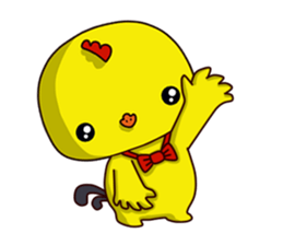 Small Baby chick 2 expression package sticker #14650576