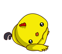 Small Baby chick 2 expression package sticker #14650578