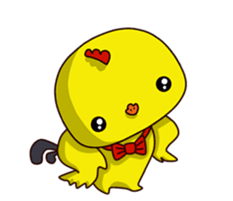 Small Baby chick 2 expression package sticker #14650579