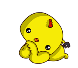 Small Baby chick 2 expression package sticker #14650581