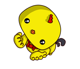 Small Baby chick 2 expression package sticker #14650590