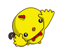 Small Baby chick 2 expression package sticker #14650598