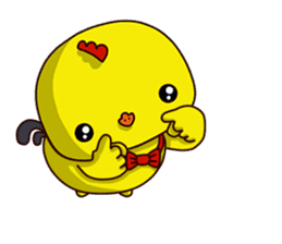Small Baby chick 2 expression package sticker #14650600