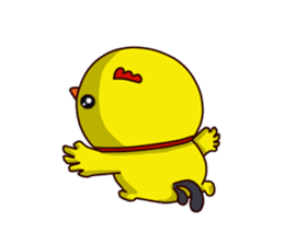 Small Baby chick 2 expression package sticker #14650602