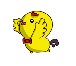 Small Baby chick 2 expression package sticker #14650604