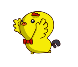 Small Baby chick 2 expression package sticker #14650604