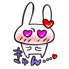 I like rabbit and you! sticker #14650614