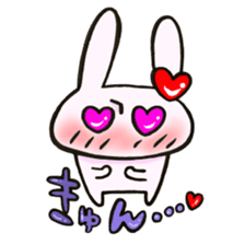 I like rabbit and you! sticker #14650614