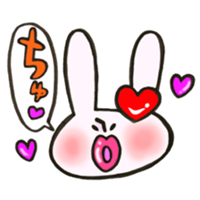 I like rabbit and you! sticker #14650615