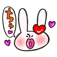 I like rabbit and you! sticker #14650615